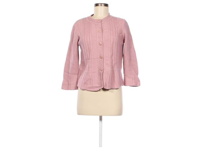 Zucca Strickjacke Rosa aus Wolle und Acryl S Pink