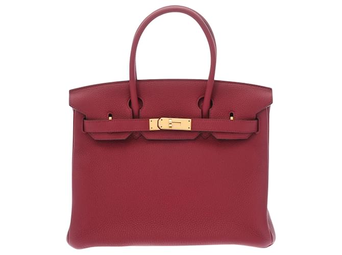 Hermès Birkin 30 Red Leather  ref.936438