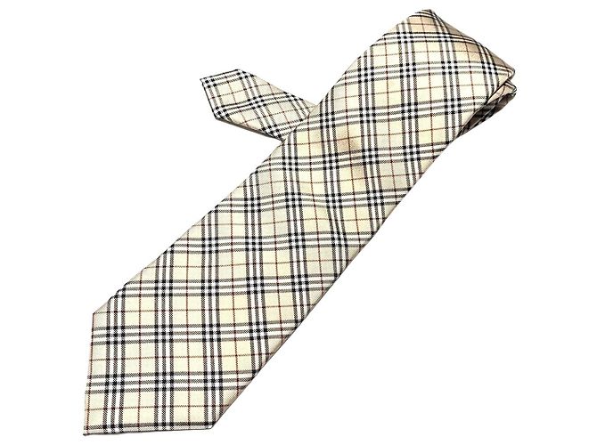 Cravatte BURBERRY Multicolore Seta