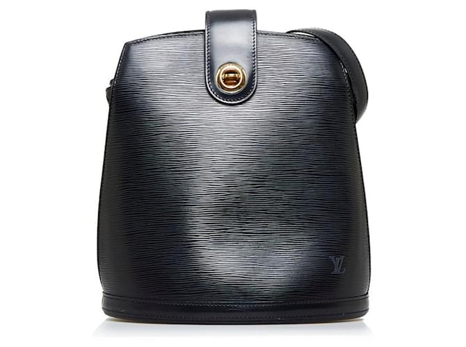 Louis Vuitton Cluny Negro Cuero  ref.936692