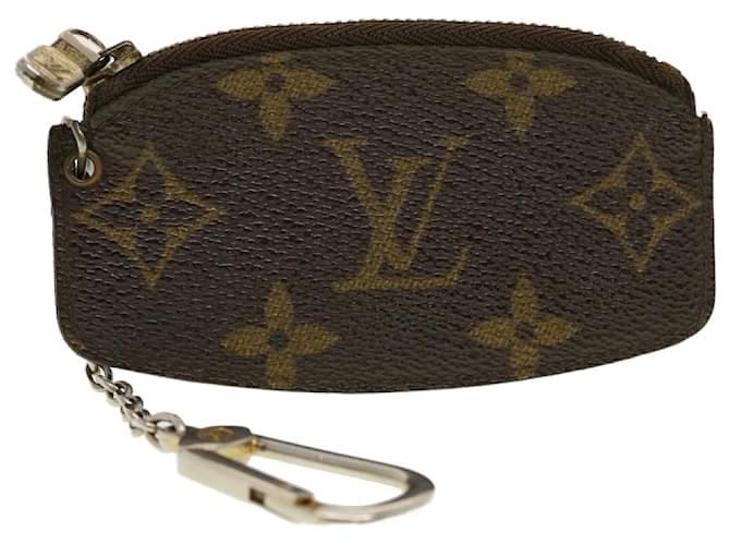 LOUIS VUITTON Key Cles Pouch Zippy Coin Purse Monogram Wallet Bag