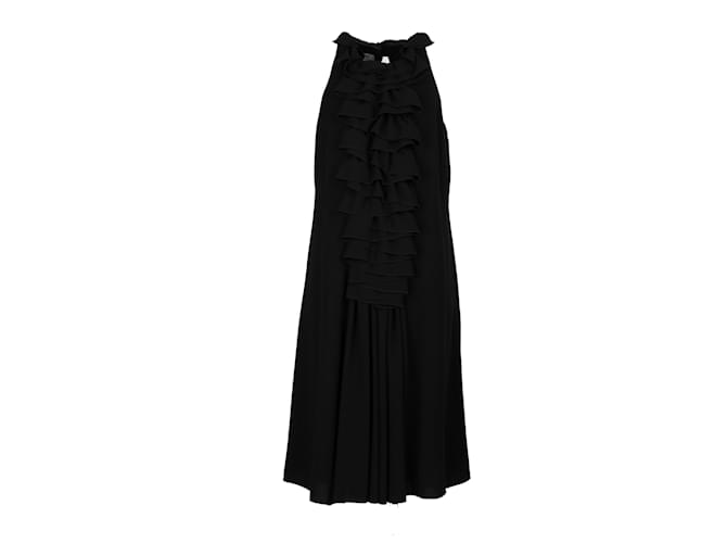 Moschino Cheap and Chic Dress with Layered Ruffles  Black  ref.937199