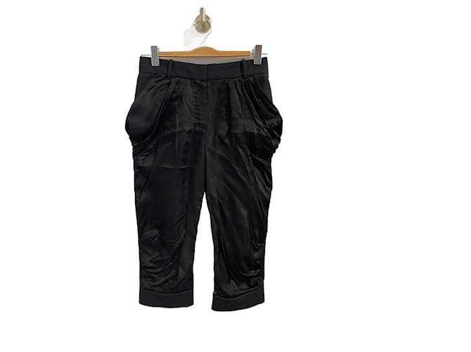 LOUIS VUITTON Pantalones cortos T.Lana M internacional Negro  ref.937202