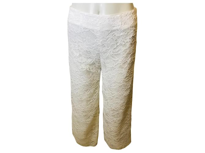 Autre Marque Metradamo lace trousers White  ref.937227