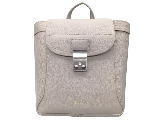 3.1 Phillip Lim Beige Grained Leather Backpack  ref.937235