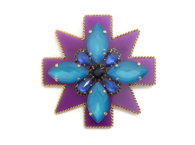 Erickson Beamon Roxo / Broche Blue Girls On Film