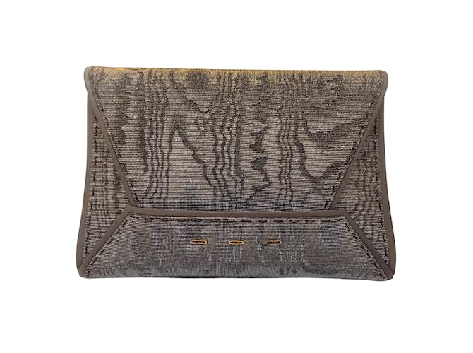 Autre Marque VBH Manila First Edition Bronze Metallic Shimmery Envelope Clutch Synthetic  ref.937947