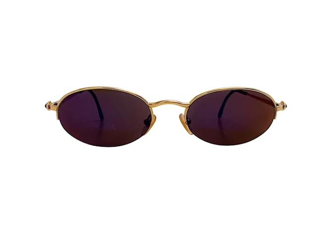 Boucheron Vintage 1990’s Gold Filled Sunglasses Golden Metal  ref.938086