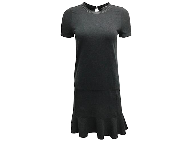 Charcoal grey sale casual dress