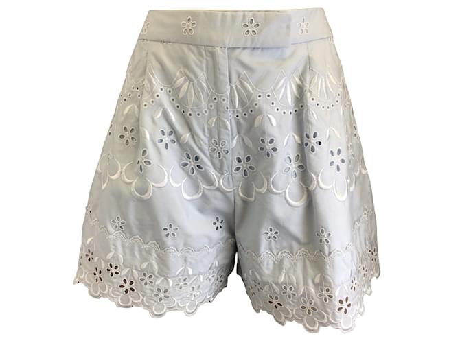 Shorts de algodão azul claro Simone Rocha  ref.938150