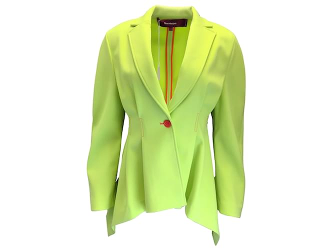 Autre Marque Sies Marjan Haru Jacket in Fluorescent Yellow Polyester  ref.938643
