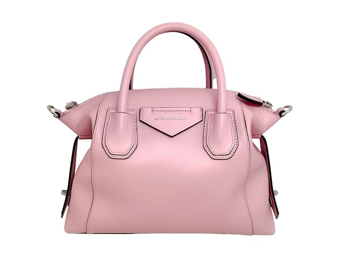 Givenchy Soft Pink Small Antigona Satchel Leather  ref.938684