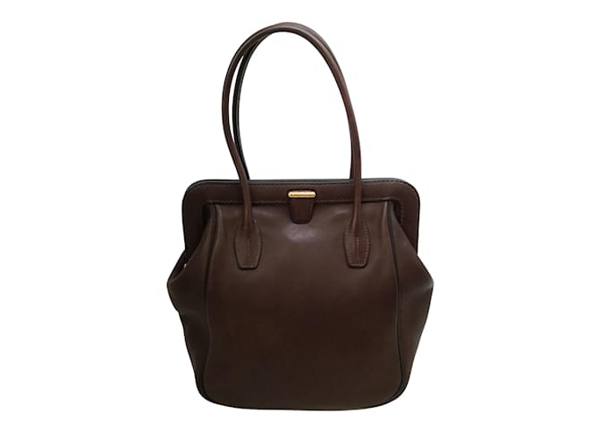 Hermès Convoyeur 2015 Dark Brown Leather Shoulder Bag  ref.939359