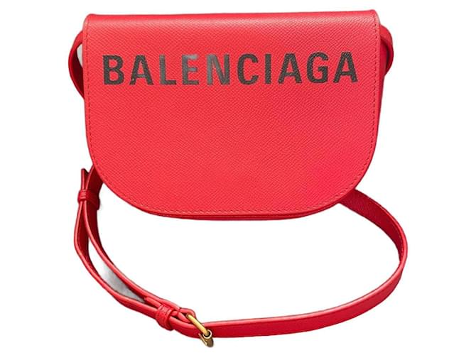 Balenciaga Handbags Red Leather  ref.940121