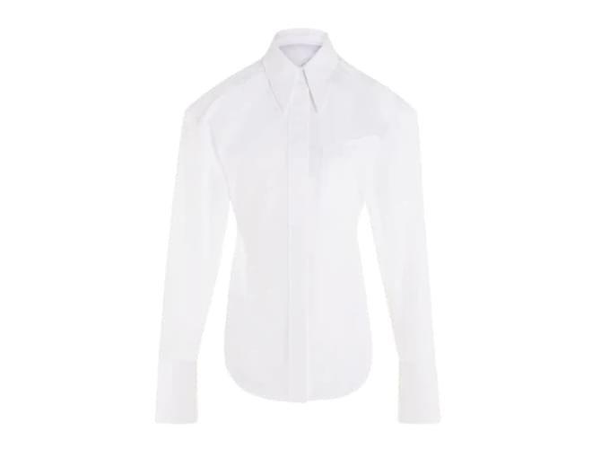 Thierry Mugler T-shirts MUGLER.fr 40 cotton Coton Blanc  ref.940216