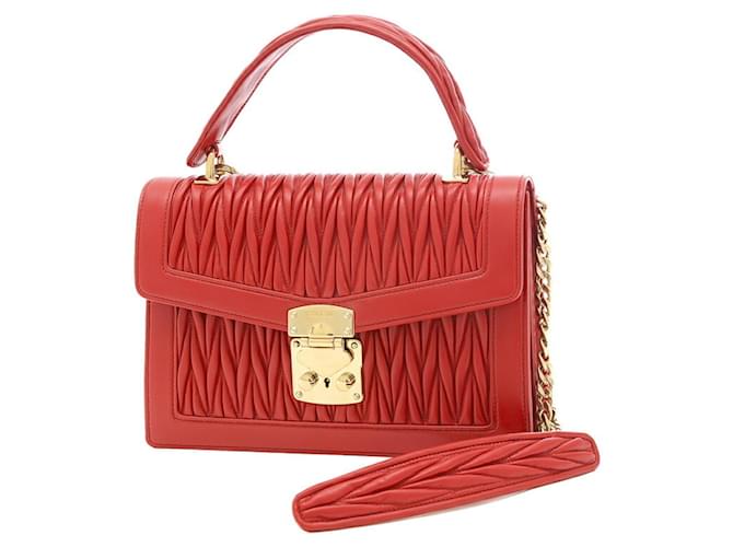 Miu Miu Handbags. in Red