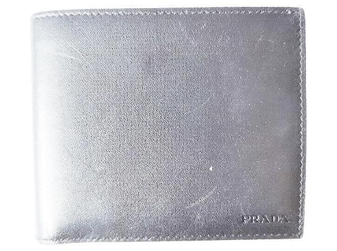 Prada Preto Couro  ref.940477