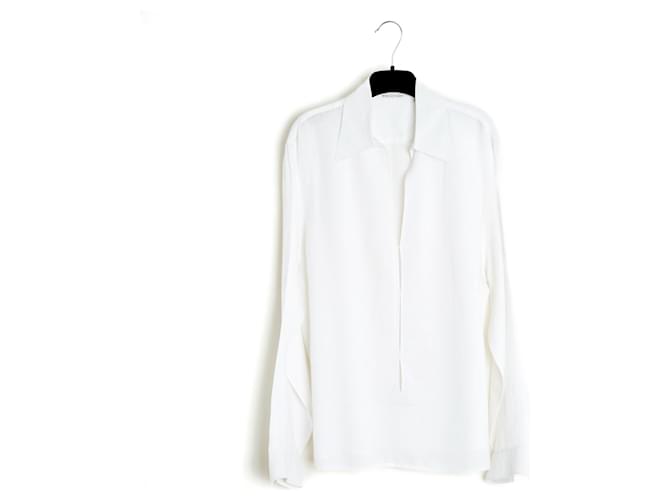 トップス HERMES-PARIS by Martin Margiela White Hermès by Martin Margiela Vareuse shirt made in France