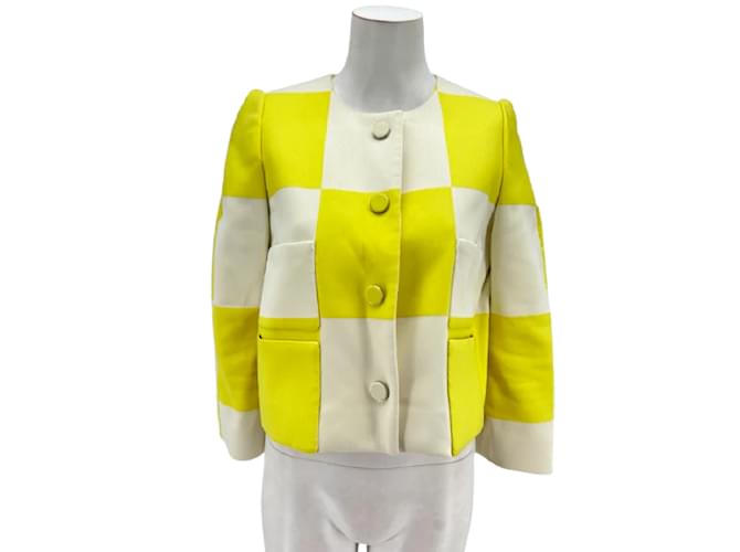 LOUIS VUITTON  Jackets T.fr 42 Polyester Yellow  ref.941259