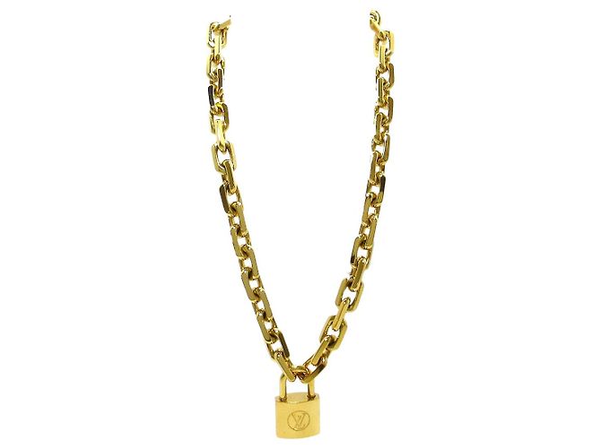 Twist Louis Vuitton Collier Cadenas LV Edge D'oro