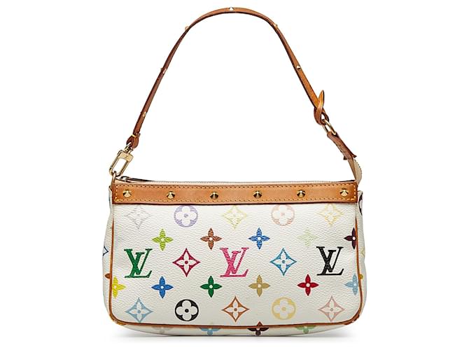 Louis Vuitton White Monogram Multicolore Pochette Accessoires