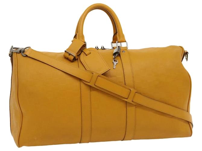 Louis Vuitton LV N48223 Damier Azur Keepall 45 Boston Travel Bag storage  bag
