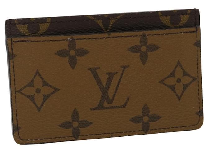 LOUIS VUITTON Monogram Reverse Porte Cartes Simple Card Case M69161 Auth  ai631 ref.942100 - Joli Closet