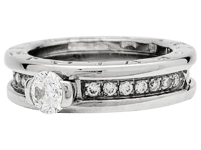 Bulgari ring, "B.Zero1", white gold and diamonds.  ref.942165