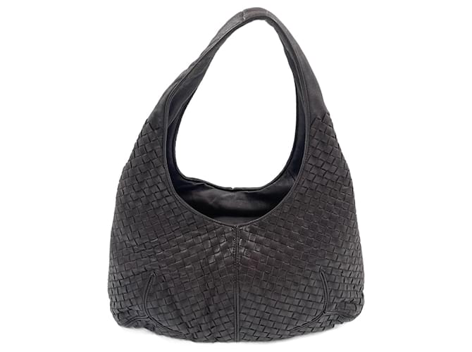 Bottega Veneta Brown Medium Intrecciato Hobo Bag Leather ref