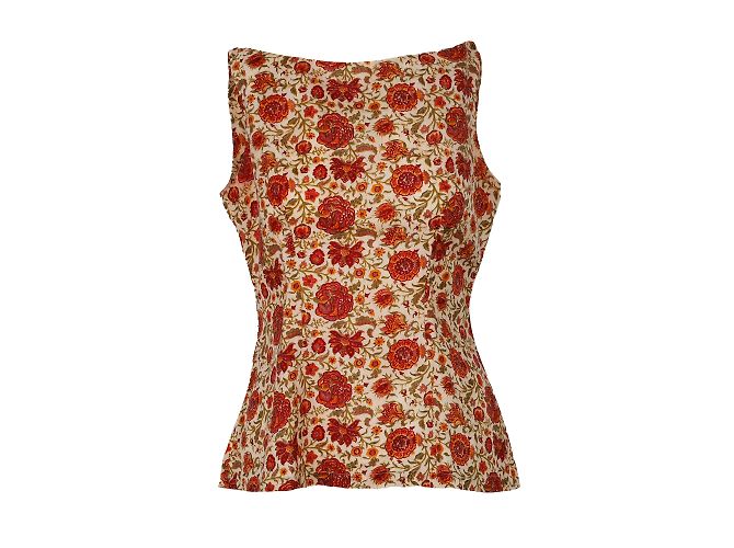 Top de flores de seda Isabel Marant Multicolor
