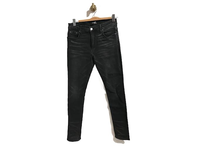 AMIRI Jeans T.US 32 cotton Nero Cotone  ref.942246