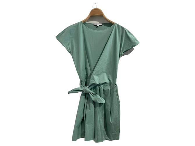 CARVEN  Dresses T.International XS Cotton Green  ref.942258