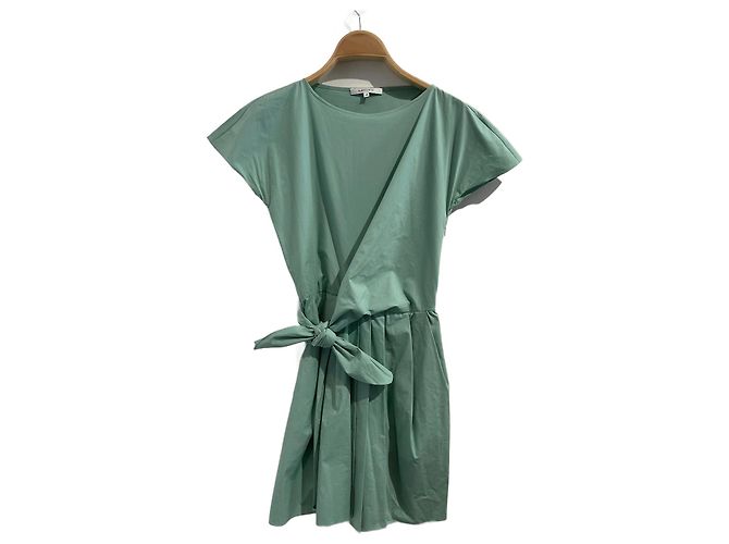 Vestido CARVEN T.Internacional XS Algodón Verde