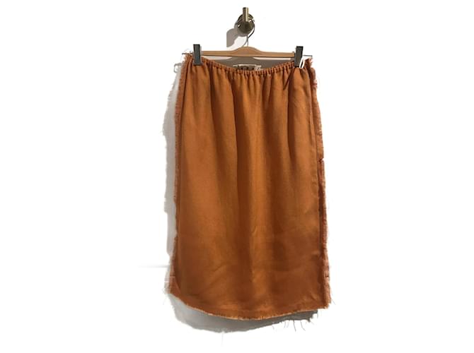 MARNI  Skirts T.International S Viscose Orange  ref.942265