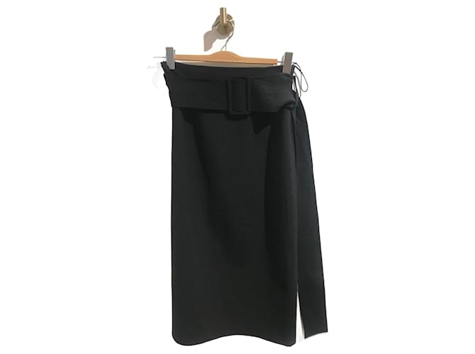 OSCAR DE LA RENTA  Skirts T.International XS Wool Black  ref.942270