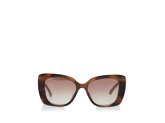 Chanel Oversized Tinted Sunglasses 5422-B-A Brown Plastic ref.942355 - Joli  Closet