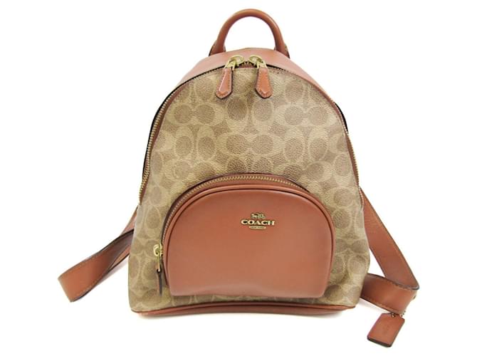 Coach Signature Beige Cloth  ref.942634