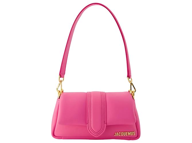 Le Petit Bambimou Tasche – Jacquemus – Leder – Neonrosa Pink  ref.942962