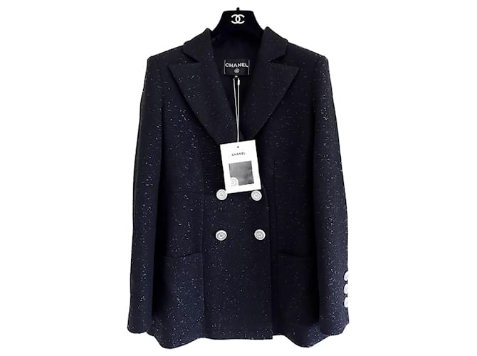 Chanel Nuova giacca La Pausa Blu navy  ref.942968