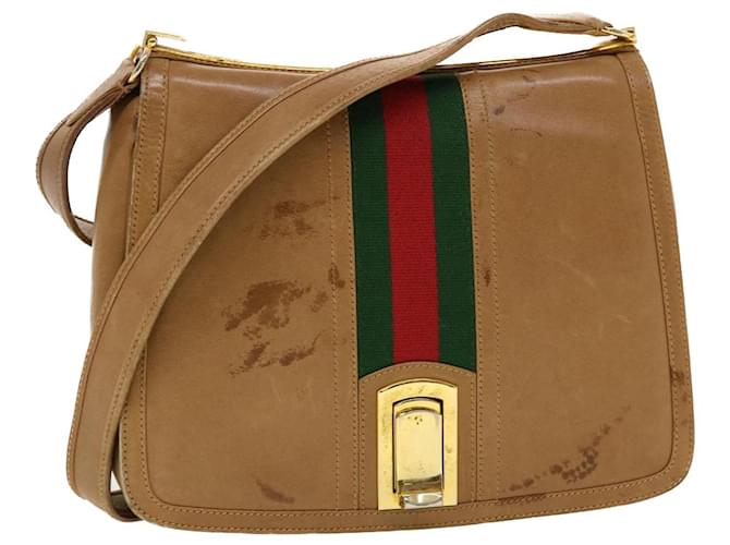 Vintage Gucci Sherry Line Web Stripe Bag Crossbody