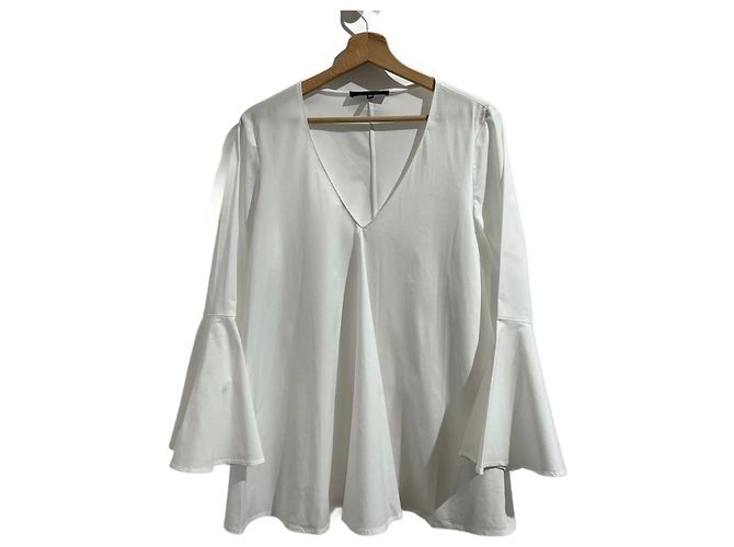 Autre Marque OTRA MARCA Tops T.FR 40 Algodón Blanco