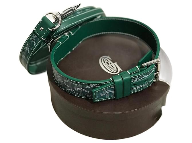 Green goyard belt sale