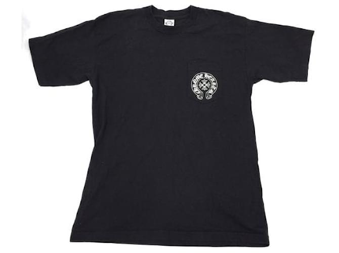 Chrome Hearts T-Shirt Chrom-Herzen Schwarz Baumwolle  ref.943186
