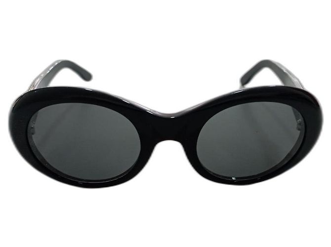 Occhiali da sole Cartier Oversize Neri in Plastica Nero