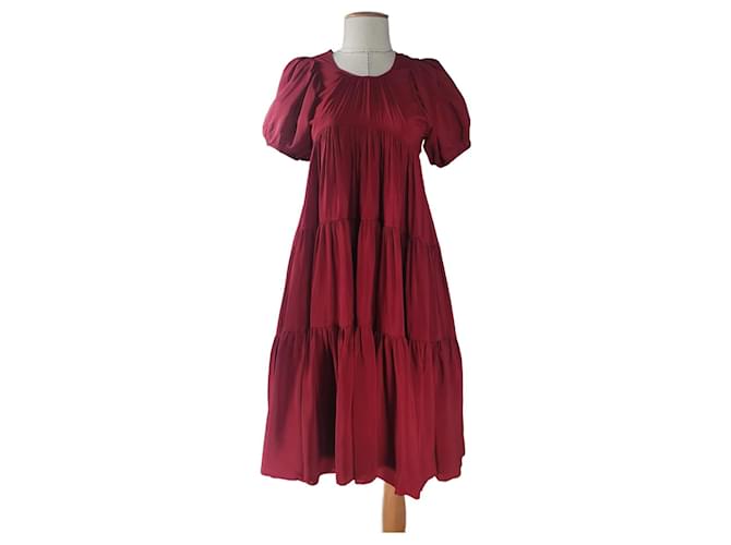 Autre Marque Dresses Dark red Polyester  ref.943233