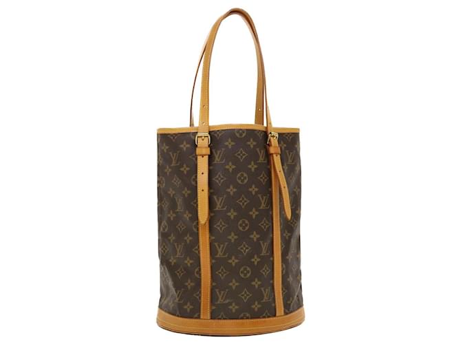 LOUIS VUITTON Monogram Bucket PM Shoulder Bag M42238 LV Auth 39422