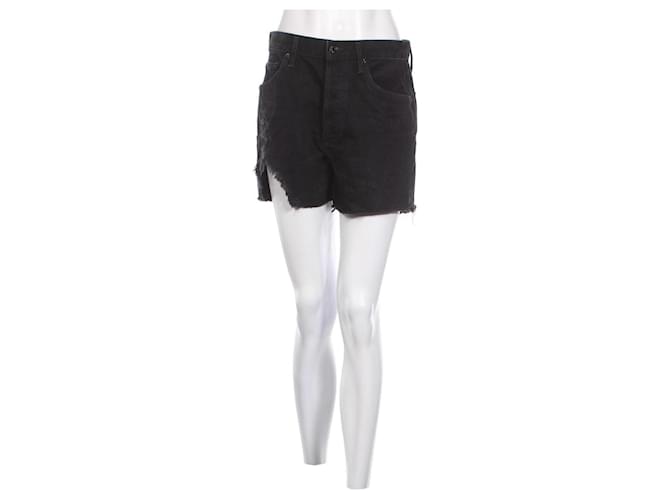 Autre Marque Shorts Black Cotton  ref.943489