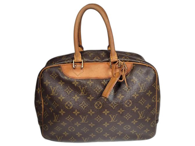 Bolsa Louis Vuitton Deauville Marrom Couro