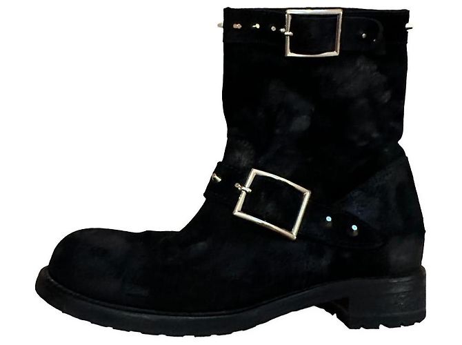 Botas Jimmy Choo de cuero negro talla 36