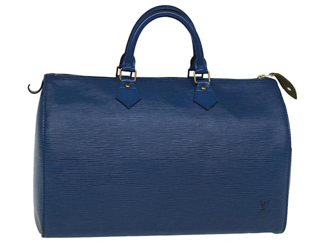 Louis Vuitton Monogram Miroir Speedy 35 Hand Bag Gold M95785 Lv